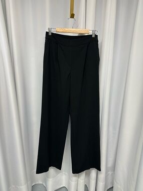 Leighton Women's Wide-Leg Black pull on pants size medium
